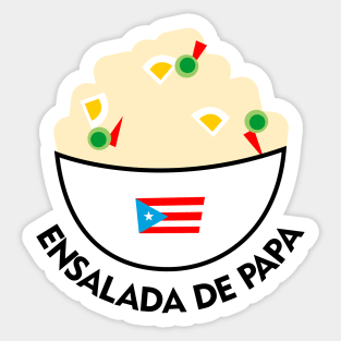 Ensalada de Papa Puerto Rico Food Potato Salad Boricua Sticker